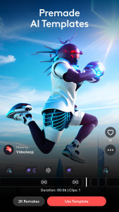 اسکرین شات برنامه Videoleap: AI Video Editor App 2
