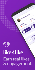 اسکرین شات برنامه Like4Like — Get Likes 2