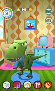 اسکرین شات بازی Talking Dinosaur 5