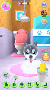 اسکرین شات 2 بازی Talking Puppy - Virtual Pet