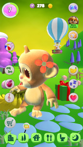 اسکرین شات 1 بازی Talking Monkey - Smart Buddy