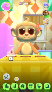 اسکرین شات 2 بازی Talking Monkey - Smart Buddy