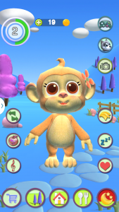 اسکرین شات بازی Talking Monkey 4