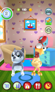 اسکرین شات بازی Talking Puppy And Chick 5