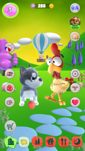 اسکرین شات 3 بازی Talking Puppy And Chick