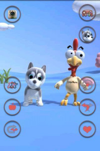 اسکرین شات 1 بازی Talking Puppy And Chick