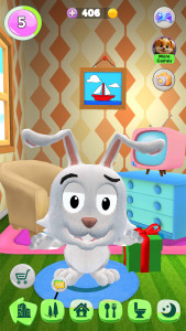 اسکرین شات 4 بازی Talking Rabbit -  My Pet Bunny