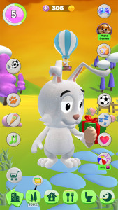 اسکرین شات 5 بازی Talking Rabbit -  My Pet Bunny