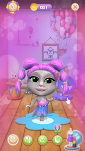 اسکرین شات 2 بازی Virtual Pet Lily 2 - Cat Game