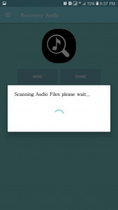 اسکرین شات برنامه Recover deleted audio files 1