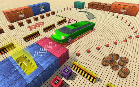 اسکرین شات برنامه Modern Car Parking Game :Prado Car Games 3