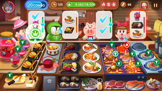 اسکرین شات 4 بازی LINE CHEF A cute cooking game!