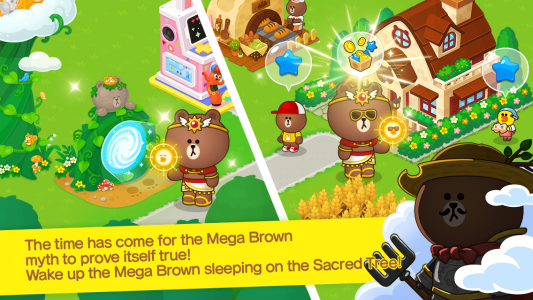 اسکرین شات 1 بازی LINE BROWN FARM