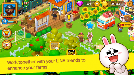 اسکرین شات بازی LINE BROWN FARM 2