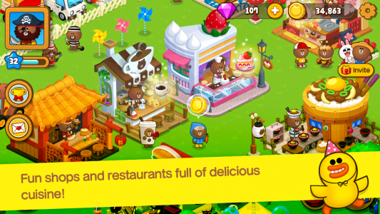 اسکرین شات 2 بازی LINE BROWN FARM