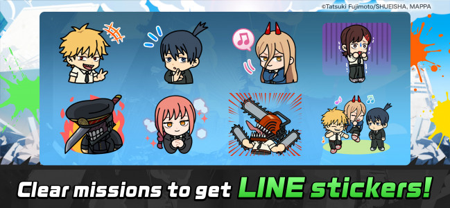 اسکرین شات 4 بازی "CHAINSAW MAN" x LINE Rangers!