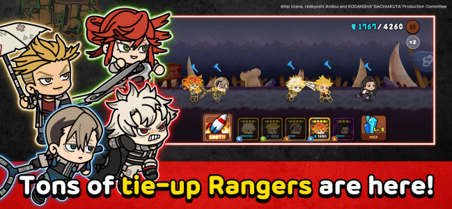اسکرین شات 2 بازی LINE Rangers x GACHIAKUTA!