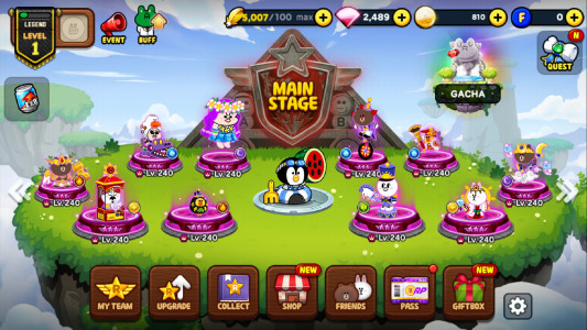 اسکرین شات 2 بازی LINE Rangers: Brown-Cony Wars!