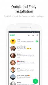 اسکرین شات برنامه LINE Lite: Free Calls & Messages 5