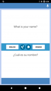 اسکرین شات 1 برنامه English-Spanish Translator