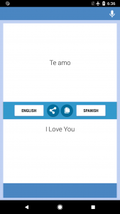 اسکرین شات 2 برنامه English-Spanish Translator
