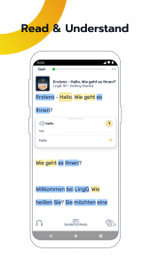 اسکرین شات 4 برنامه Learn German | LingQ