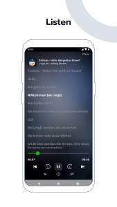 اسکرین شات 3 برنامه Learn German | LingQ