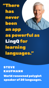 اسکرین شات برنامه LingQ - Language Learning 1