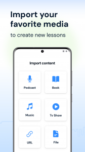 اسکرین شات برنامه LingQ - Language Learning 4