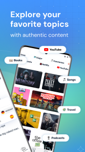 اسکرین شات 2 برنامه LingQ - Language Learning