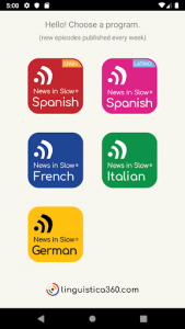 اسکرین شات برنامه linguistica – Learn Spanish, French and more 1