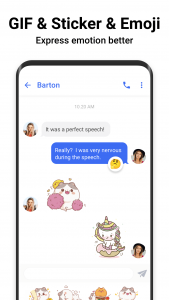 اسکرین شات 6 برنامه Messenger SMS - Text Messages