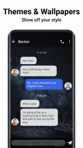 اسکرین شات 2 برنامه Messenger SMS - Text Messages