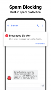 اسکرین شات برنامه Messenger SMS - Text Messages 8