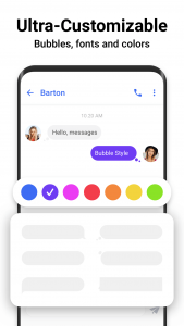 اسکرین شات 3 برنامه Messenger SMS - Text Messages
