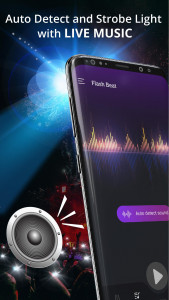 اسکرین شات برنامه MP3 Flash - Strobe Light Follow Music Beat 1