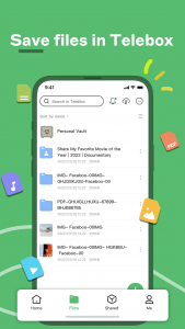 اسکرین شات برنامه Telebox: Linkbox Cloud Storage 4