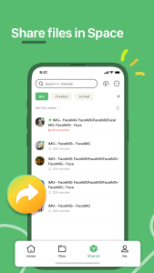 اسکرین شات 2 برنامه TeleDisk: Cloud Storage