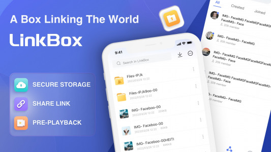 اسکرین شات برنامه LinkBox:Cloud Storage 1