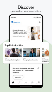 اسکرین شات 1 برنامه LinkedIn Learning