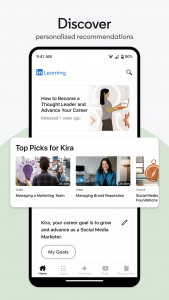 اسکرین شات 1 برنامه LinkedIn Learning