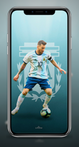 اسکرین شات 2 برنامه Lionel Messi Wallpapers 2023