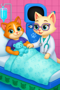 اسکرین شات 3 برنامه Cute Cat Care and Babyshower