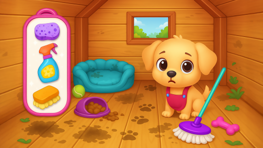 اسکرین شات 3 بازی Princess Home Cleanup