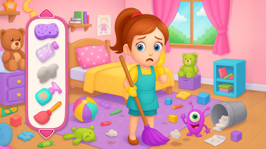 اسکرین شات 2 بازی Princess Home Cleanup