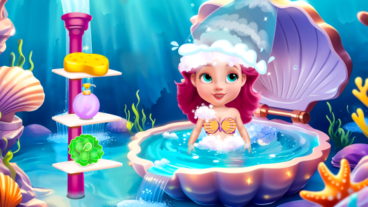 اسکرین شات 3 بازی Mermaid babysitter Care