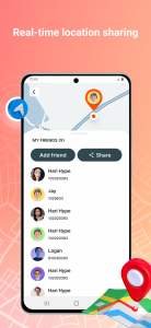 اسکرین شات برنامه GPS Tracker: Family locator 2