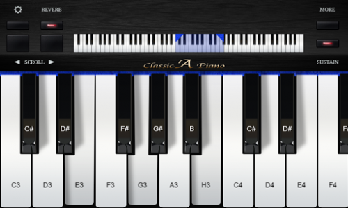 اسکرین شات برنامه Classic A Piano 2