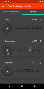 اسکرین شات برنامه Beatronome - Pro Metronome, Tempo & Rhythm Trainer 2