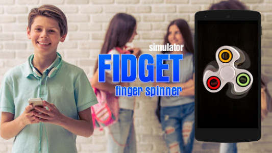 اسکرین شات بازی Fidget finger spinner sim 3